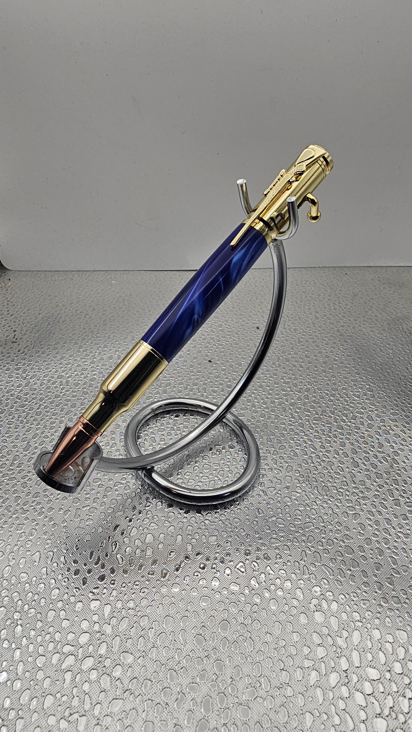 Handmade Pens, 24k Gold 30 Cal Bolt-Action