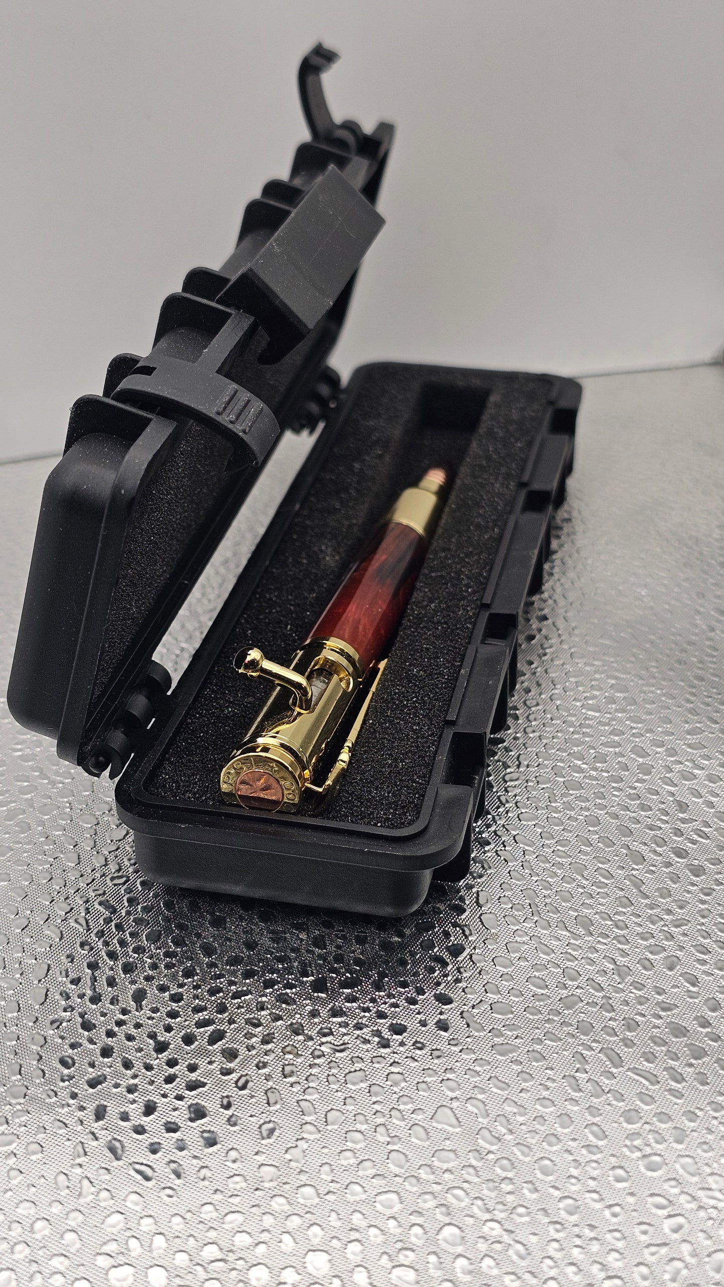 Handmade Pens, 24k Gold 30 Cal Bolt-Action