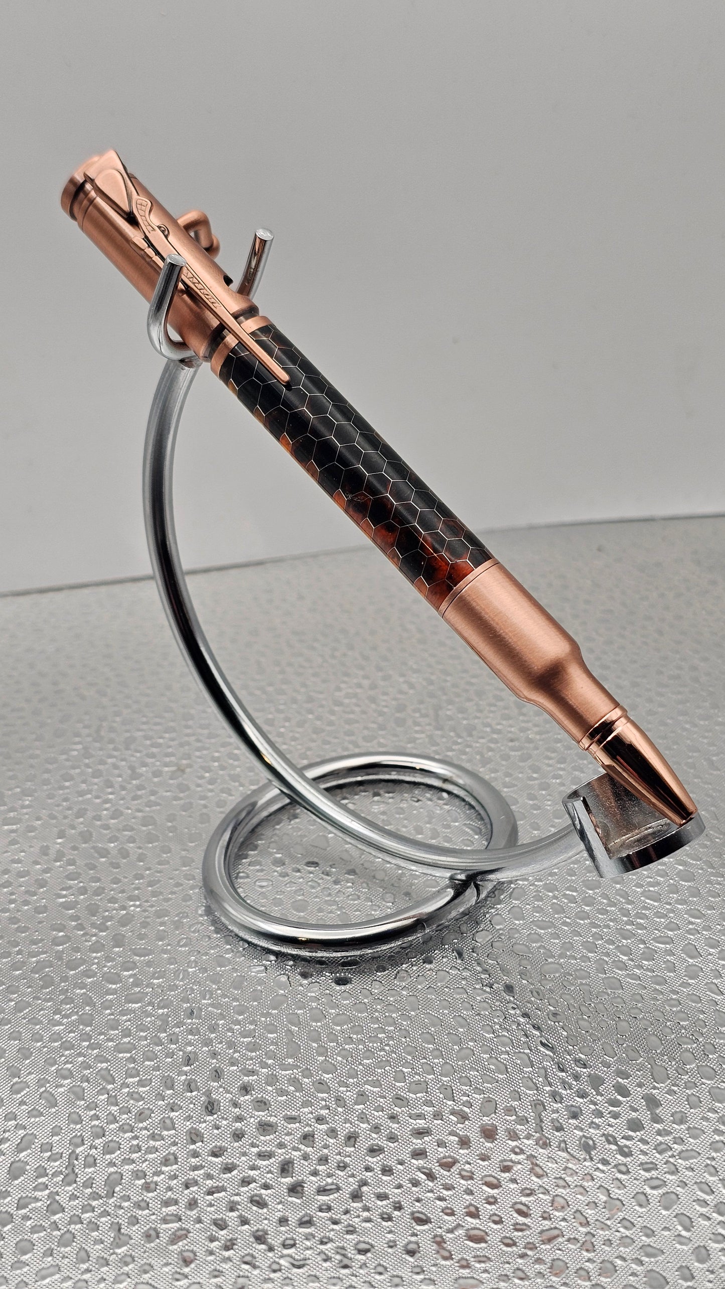 Handmade Pens, Copper 30 Cal Bolt-Action