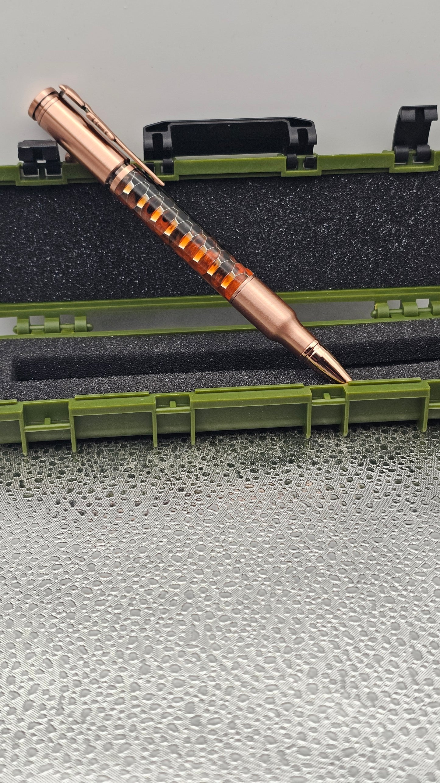 Handmade Pens, Copper 30 Cal Bolt-Action