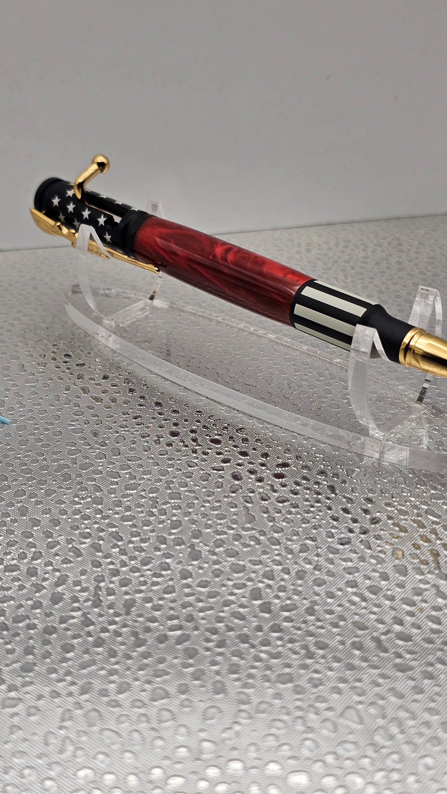 Handmade Pen, Ceramic 30 Cal Bolt-Action