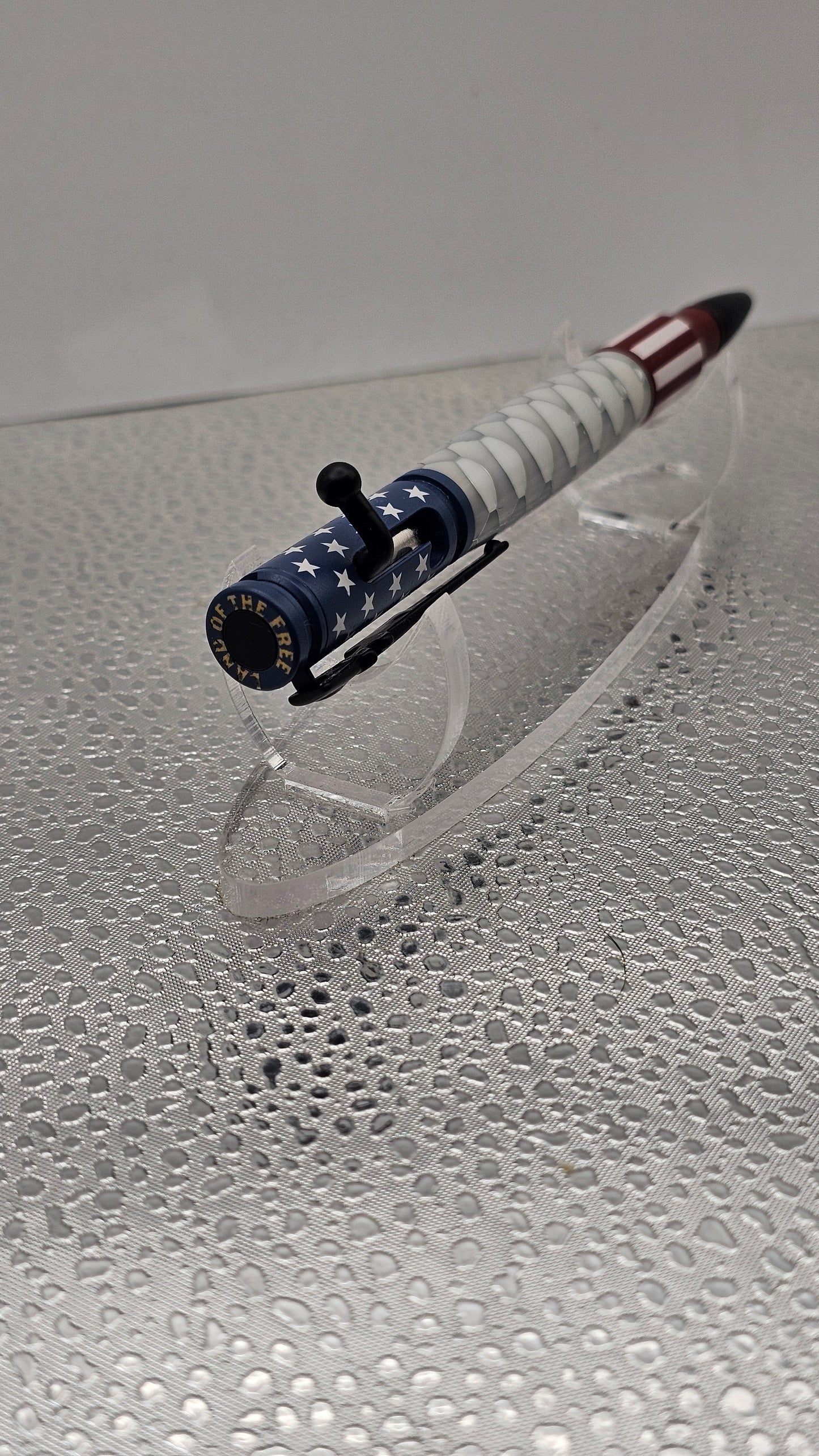 Handmade Pen, Ceramic 30 Cal Bolt-Action