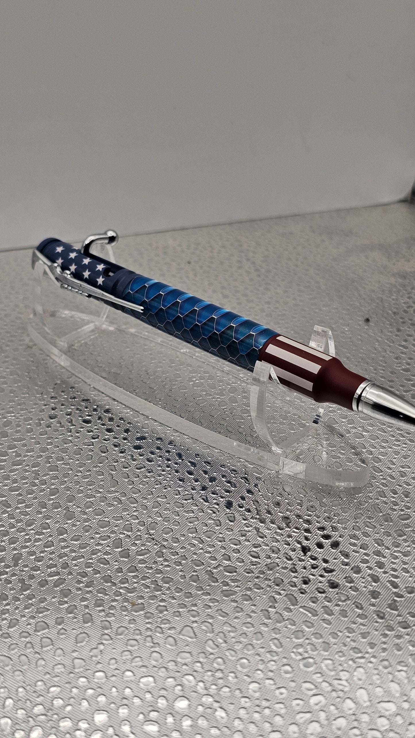 Handmade Pen, Ceramic 30 Cal Bolt-Action