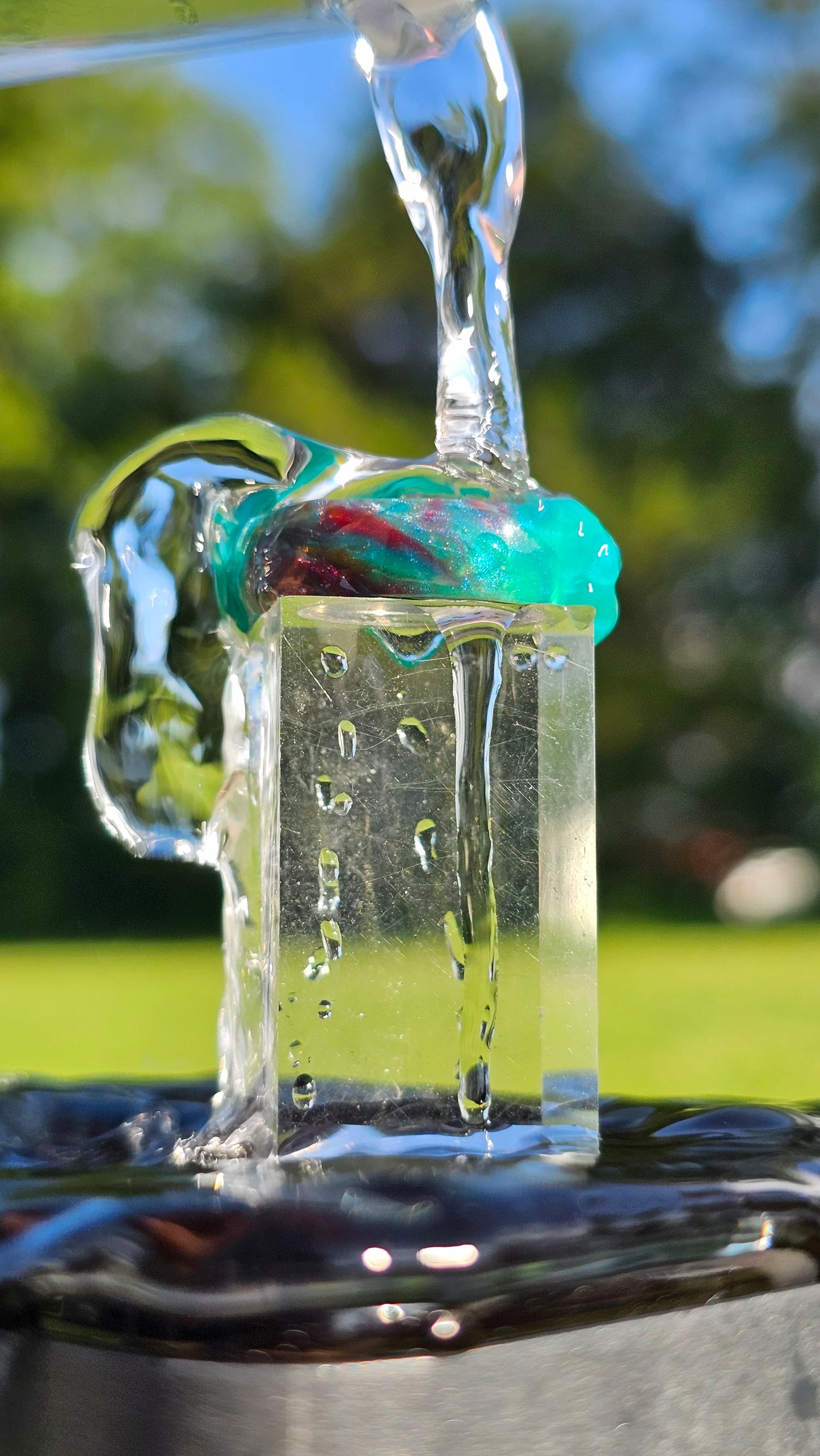 Prism Forge – Color-Shift Ring with Cosmic Texture