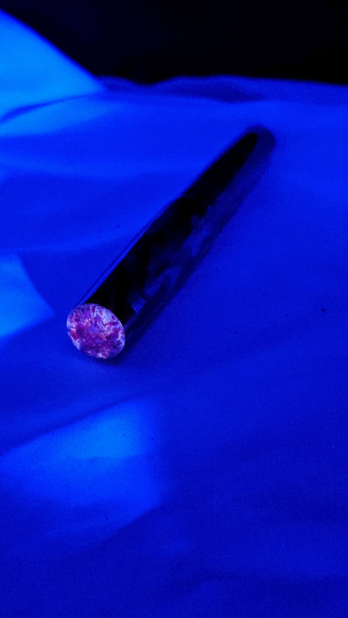 Custom Handmade/poured Resin Foutain Pen With Gold Accent # 6 Nib