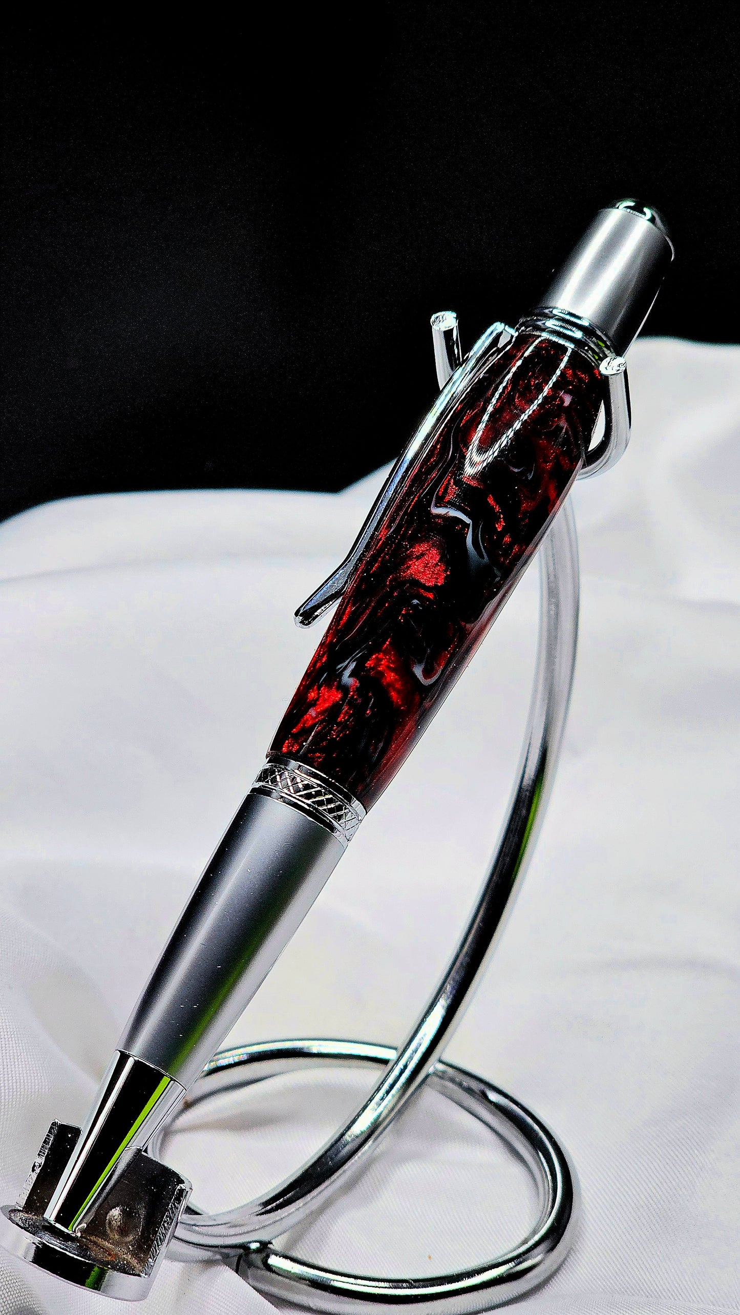 "Code Red" Twist Pen, Refillable and great for everyday use