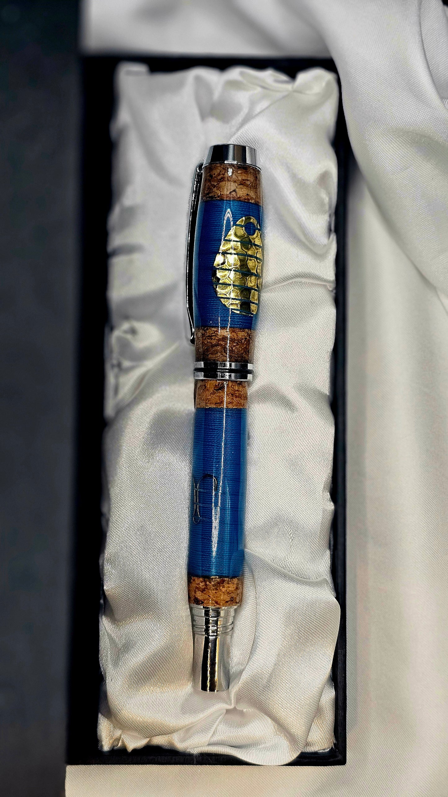 Custom Handmade Fisherman Jr Gentleman Roller Ball Pen