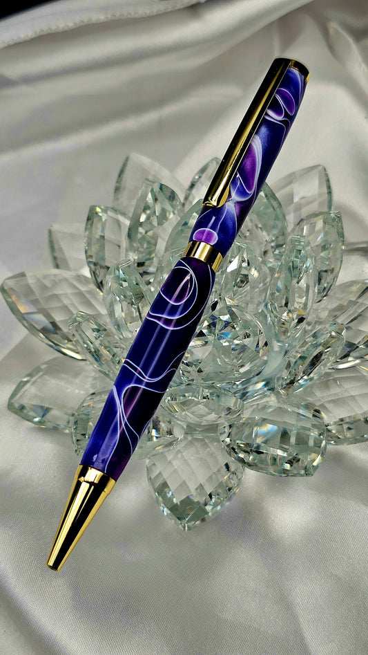 "Sakura Drift" Handmade Twist Pen