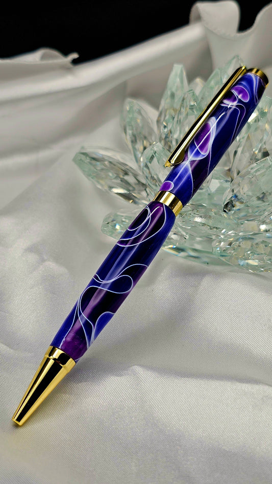 "Sakura Drift" Handmade Twist Pen