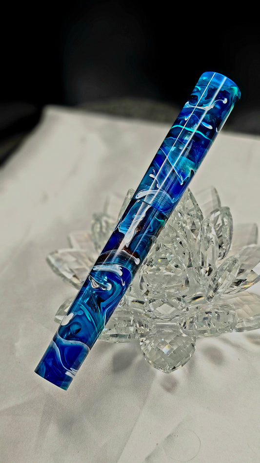 “Deep Plunder” Bespoke Fountain Pen a Hand Made Resin Body