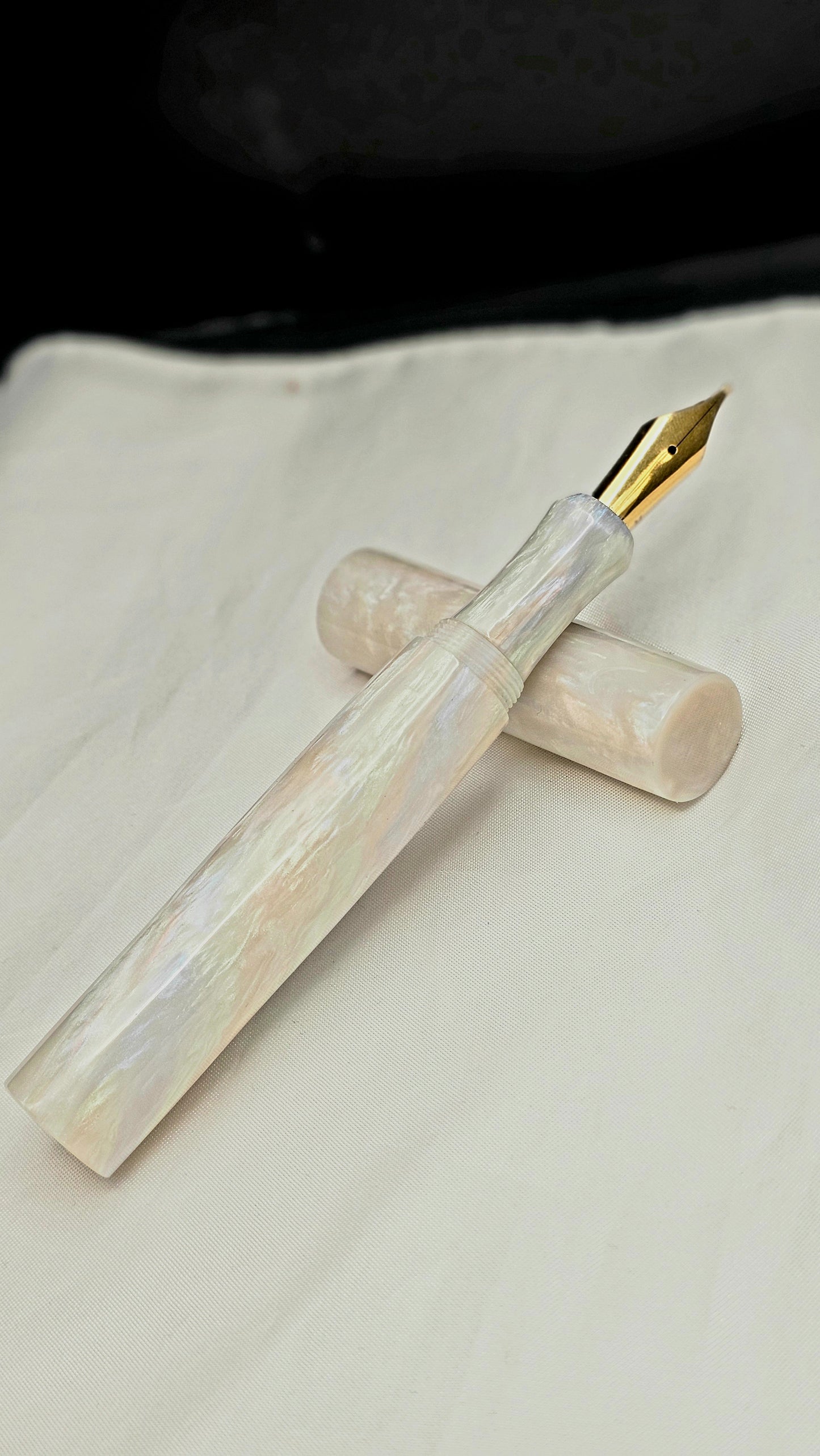 “The Oracle's Whisper” Bespoke Fountain Pen a Hand Made Resin Body