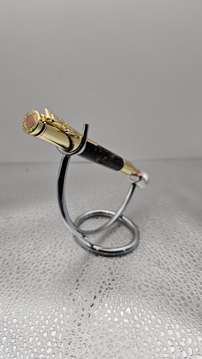 Handmade Pens, 24k Gold 30 Cal Bolt-Action