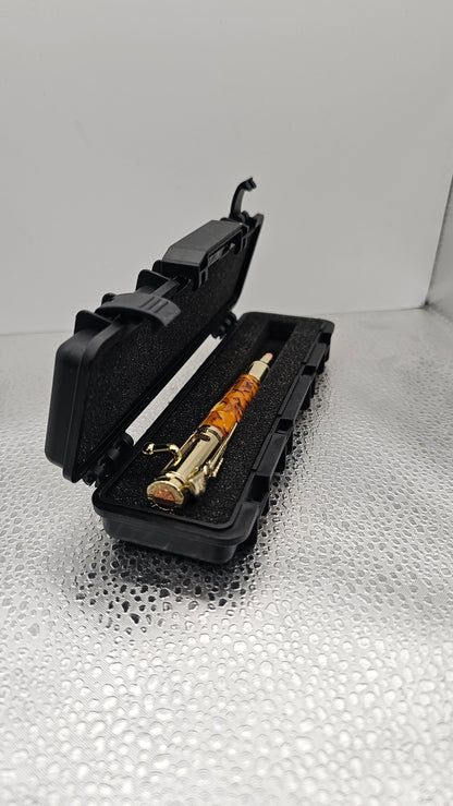 Handmade Pens, 24k Gold 30 Cal Bolt-Action