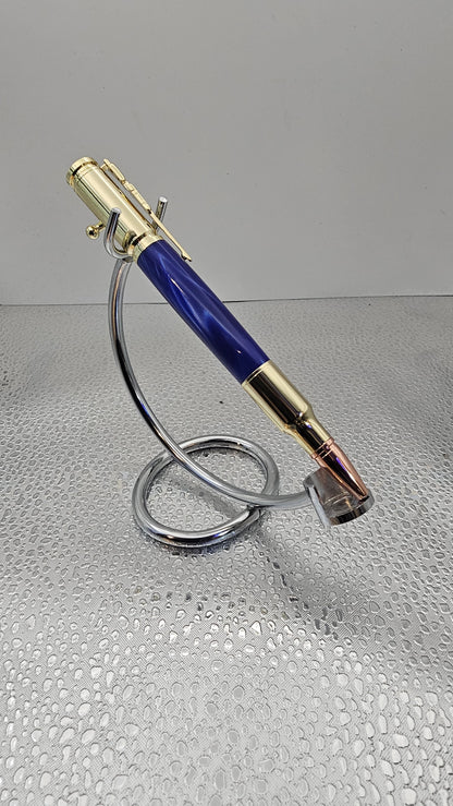 Handmade Pens, 24k Gold 30 Cal Bolt-Action