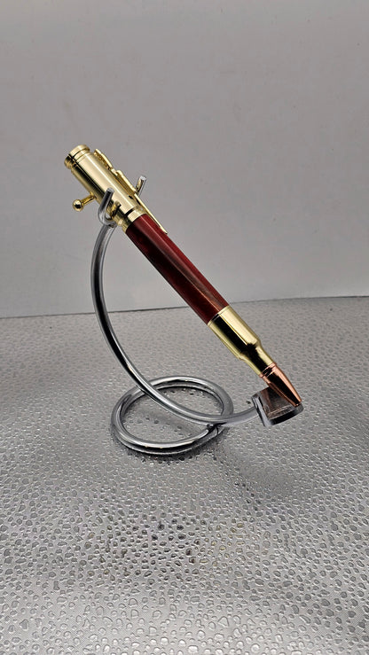 Handmade Pens, 24k Gold 30 Cal Bolt-Action