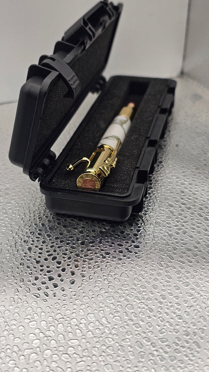 Handmade Pens, 24k Gold 30 Cal Bolt-Action