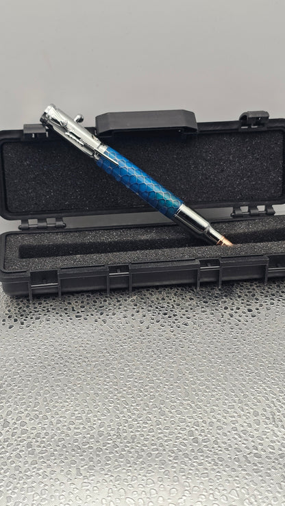 Handmade Pens, Chrome 30 Cal Bolt-Action