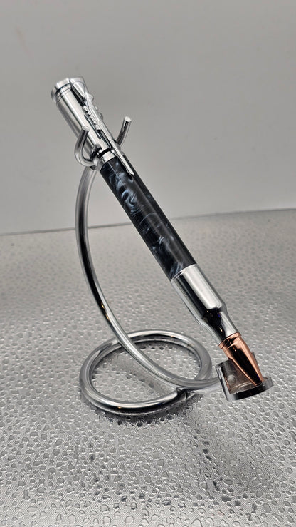 Handmade Pens, Chrome 30 Cal Bolt-Action