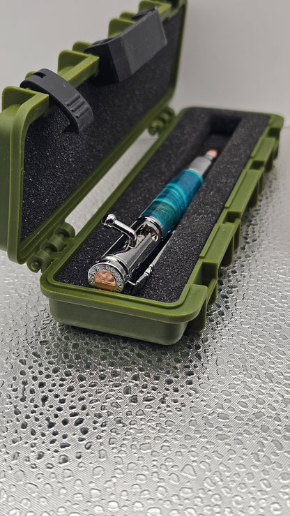 Handmade Pens, Chrome 30 Cal Bolt-Action