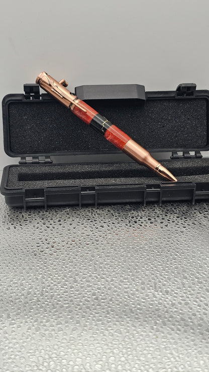 Handmade Pens, Copper 30 Cal Bolt-Action