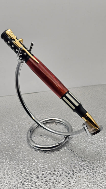 Handmade Pen, Ceramic 30 Cal Bolt-Action