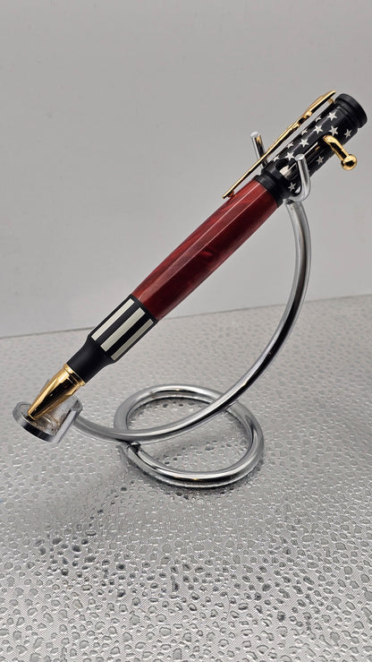 Handmade Pen, Ceramic 30 Cal Bolt-Action
