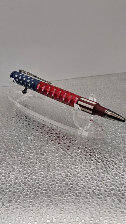 Handmade Pen, Ceramic 30 Cal Bolt-Action