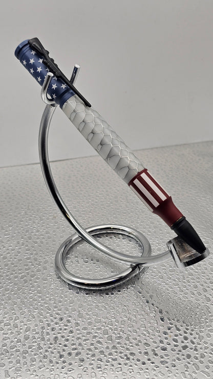 Handmade Pen, Ceramic 30 Cal Bolt-Action