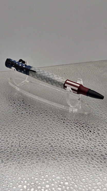 Handmade Pen, Ceramic 30 Cal Bolt-Action