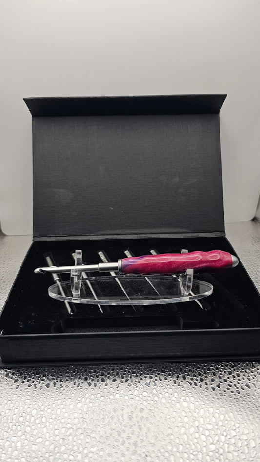 Handmade, Interchangeable Crochet hook set