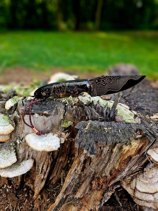 Copper Fang – Handcrafted Tactical Knife for Collectors, Survival & EDC