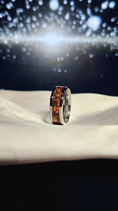 .925 sterling Silver - Glow Stone Ring With Patrick Aadir Materials