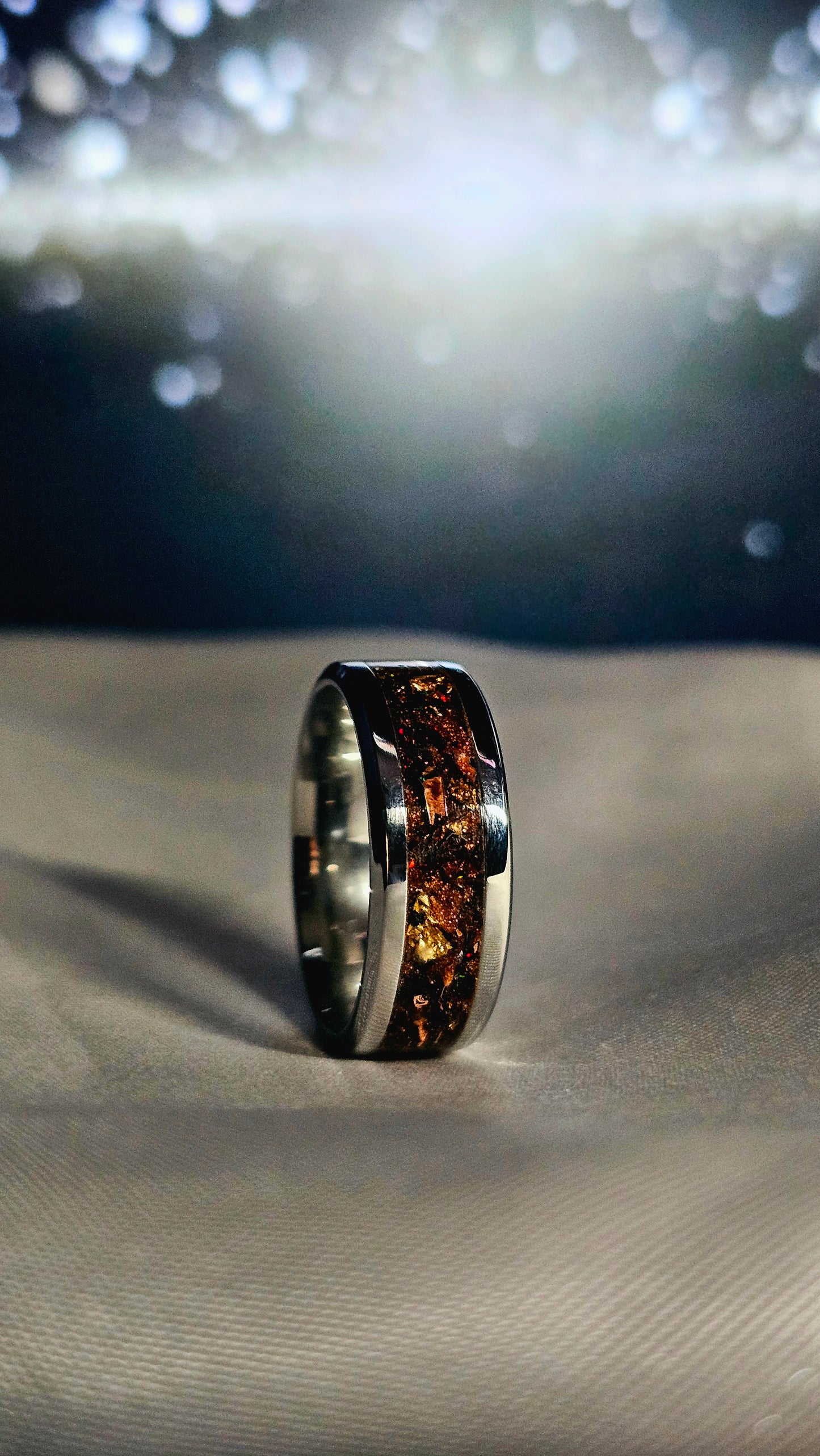 .925 sterling Silver - Glow Stone Ring With Patrick Aadir Materials