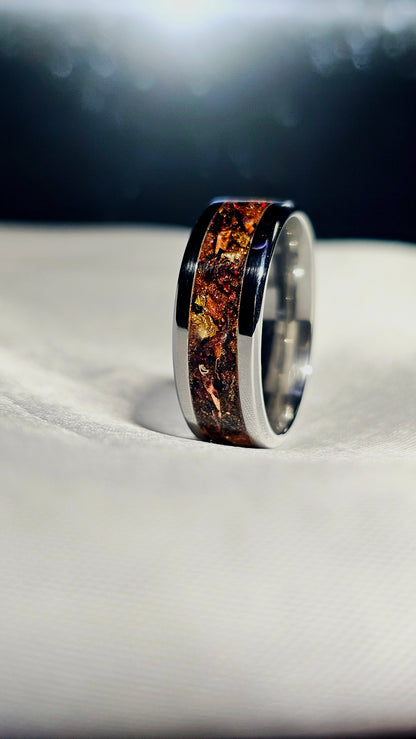 .925 sterling Silver - Glow Stone Ring With Patrick Aadir Materials