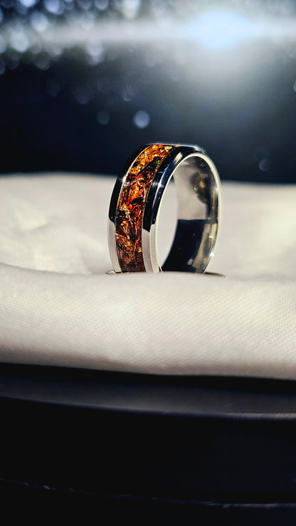 .925 sterling Silver - Glow Stone Ring With Patrick Aadir Materials