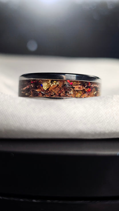 .925 sterling Silver - Glow Stone Ring With Patrick Aadir Materials