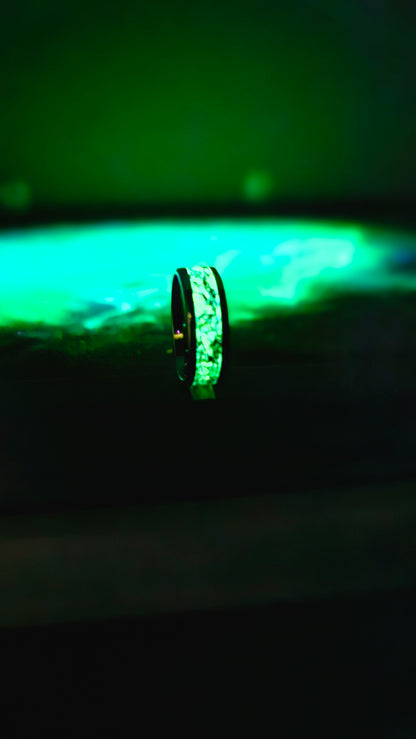 .925 sterling Silver - Glow Stone Ring With Patrick Aadir Materials