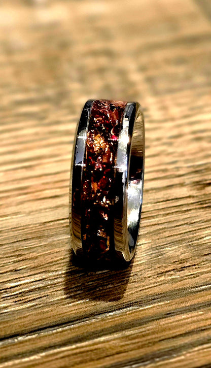 .925 sterling Silver - Glow Stone Ring With Patrick Aadir Materials