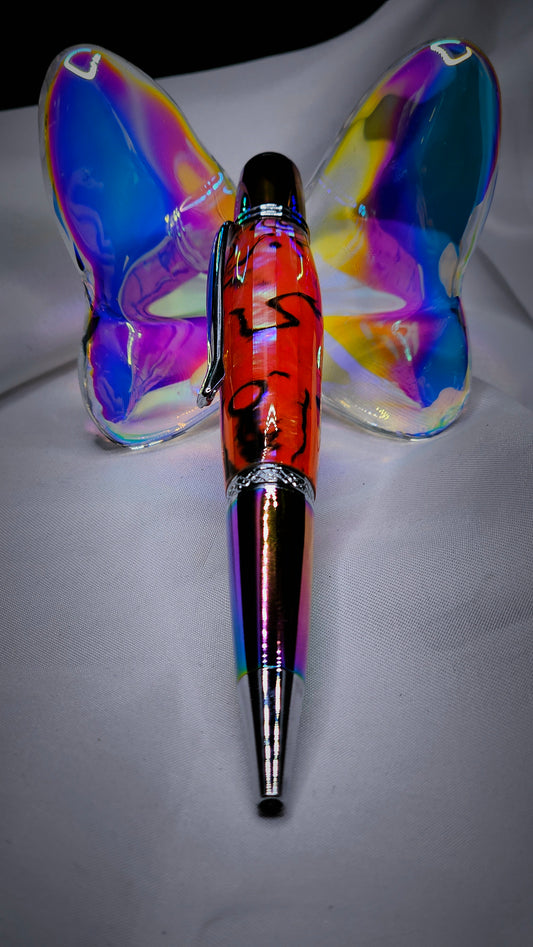 Paua Abalone Twist Pen, Refillable and great for everyday use