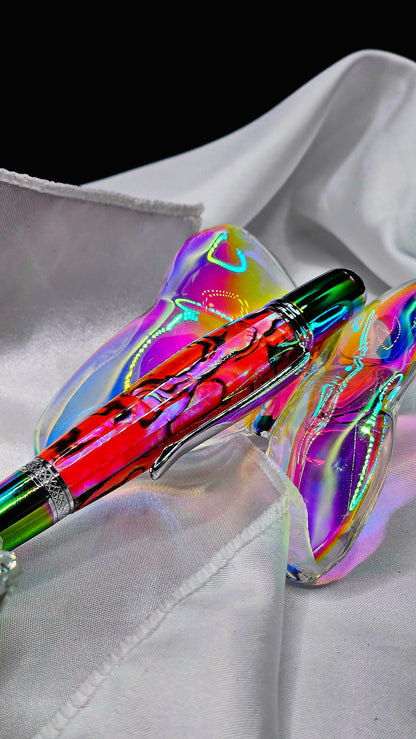 Paua Abalone Twist Pen, Refillable and great for everyday use
