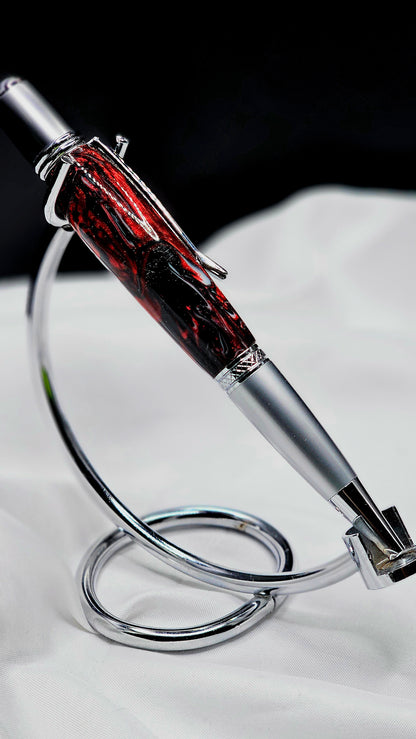 "Code Red" Twist Pen, Refillable and great for everyday use