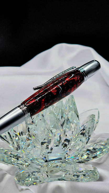 "Code Red" Twist Pen, Refillable and great for everyday use