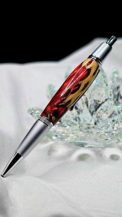"Cholla Red" Twist Pen, Refillable and great for everyday use