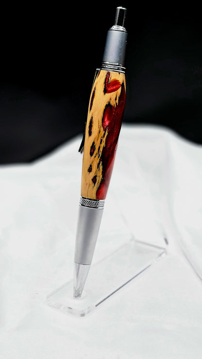 "Cholla Red" Twist Pen, Refillable and great for everyday use