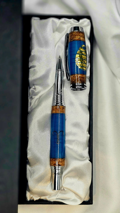 Custom Handmade Fisherman Jr Gentleman Roller Ball Pen