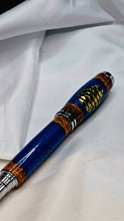 Custom Handmade Fisherman Jr Gentleman Roller Ball Pen