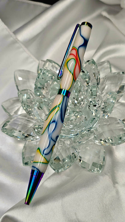 "Sky Prism" Handmade Twist Pen