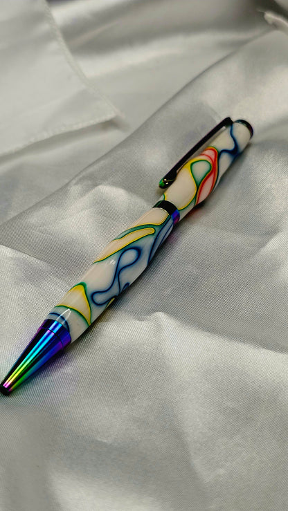 "Sky Prism" Handmade Twist Pen