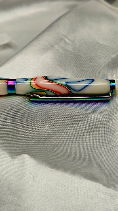 "Sky Prism" Handmade Twist Pen