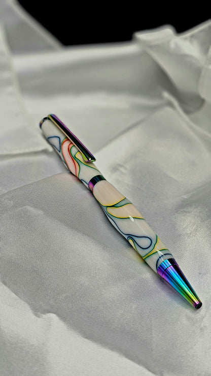 "Sky Prism" Handmade Twist Pen